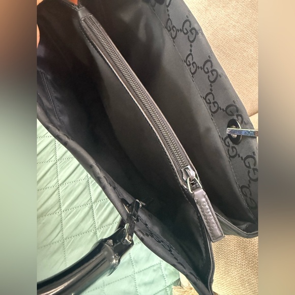 Gucci Bamboo GG Canvas Tote - Picture 4 of 13